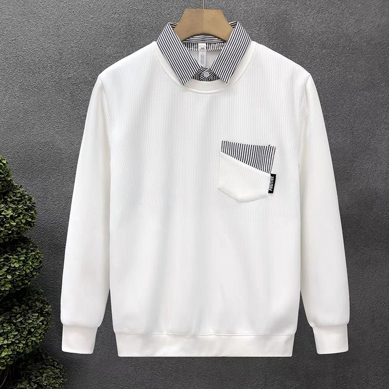 AristoWeave Pocket Crew Knit Sweatshirt