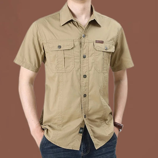 Cotton Cargo Half Sleeve Shirts